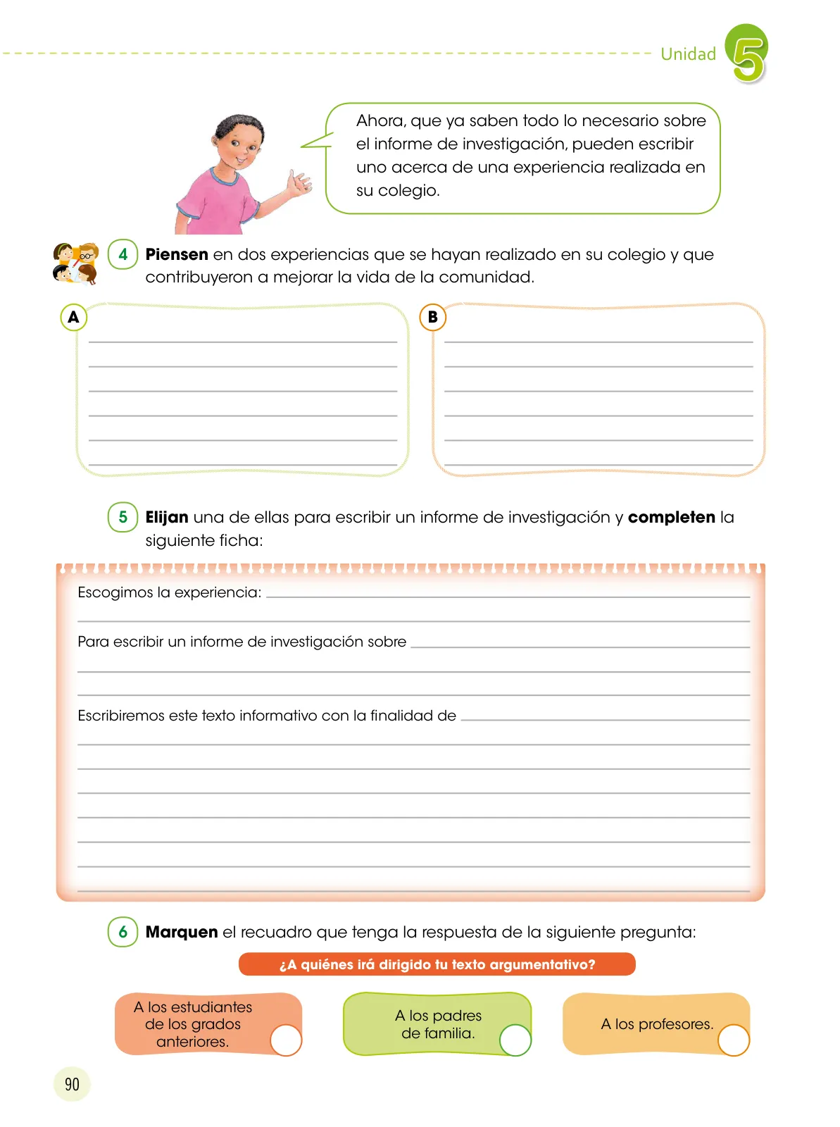 Miniatura página 91 de Comunicación 6 : cuaderno de trabajo para sexto grado de Educación Primaria 2019 · 2019