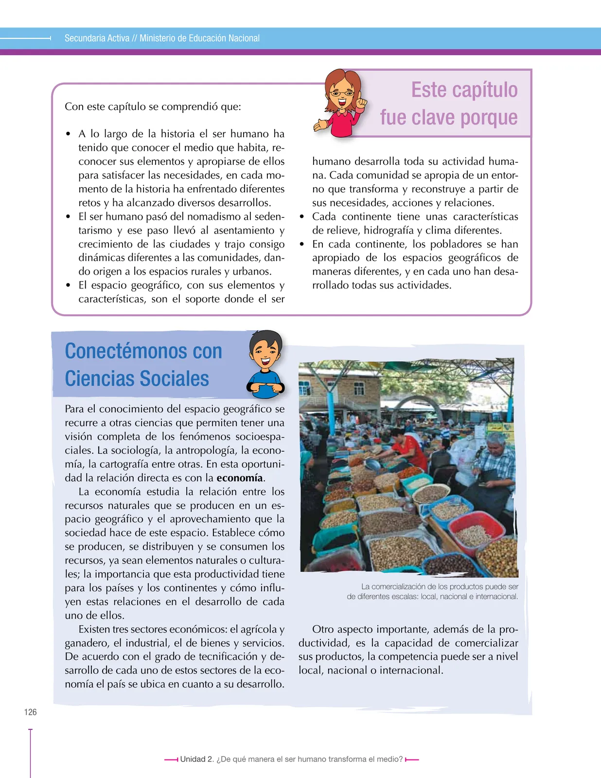 Miniatura página 126 de Ciencias Sociales 6° · Secundaria Activa