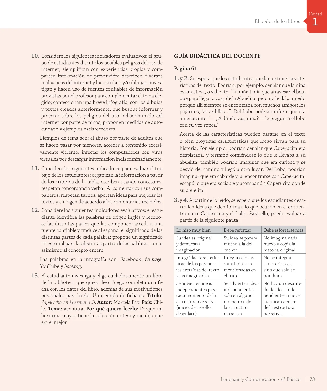 Miniatura página 75 de Lenguaje y Comunicación – Cuarto Básico | Texto del Estudiante MINEDUC – Descargar PDF · 2024