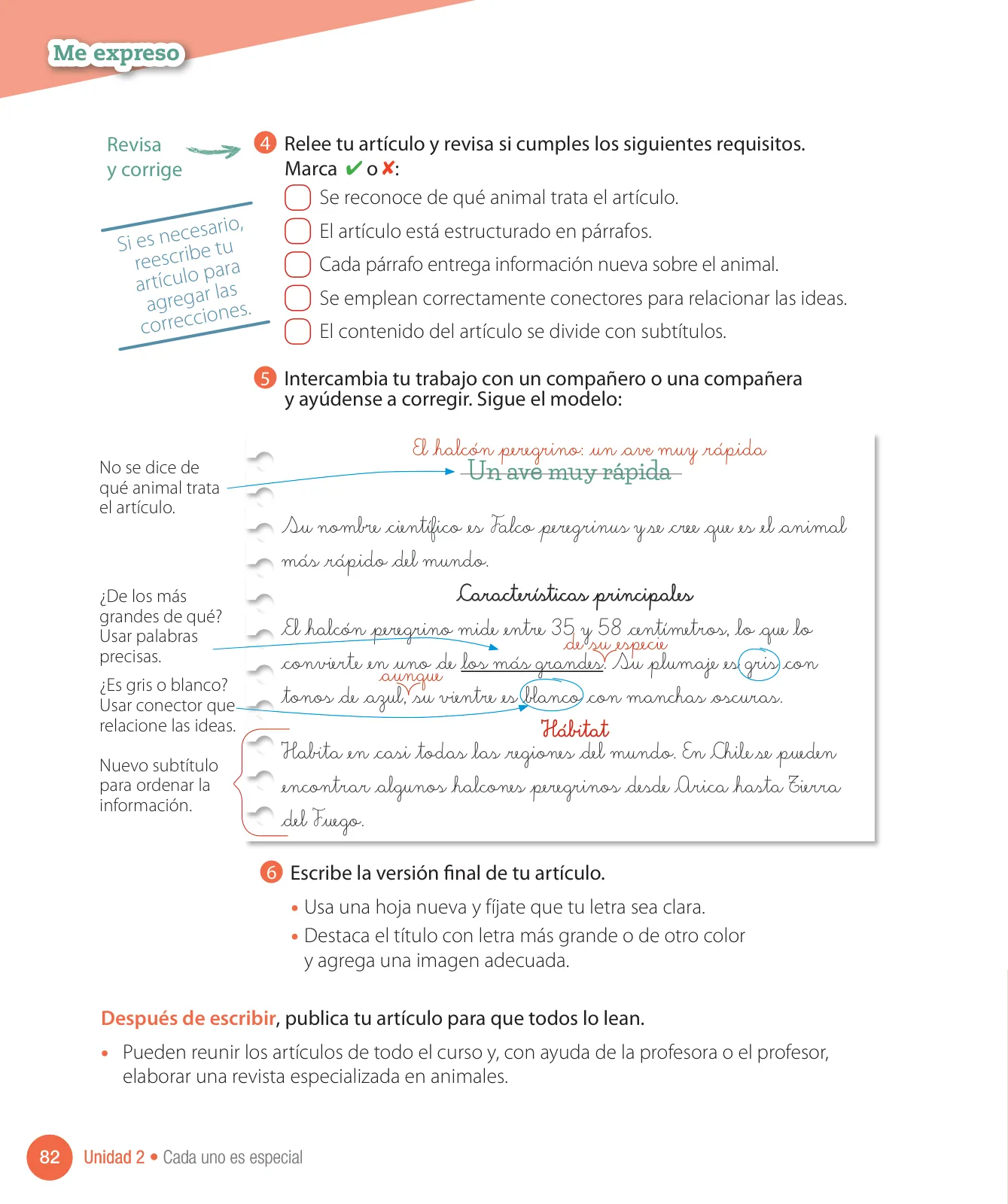 Página 84 de Lenguaje y Comunicación – Cuarto Básico | Texto del Estudiante MINEDUC – Descargar PDF · 2024