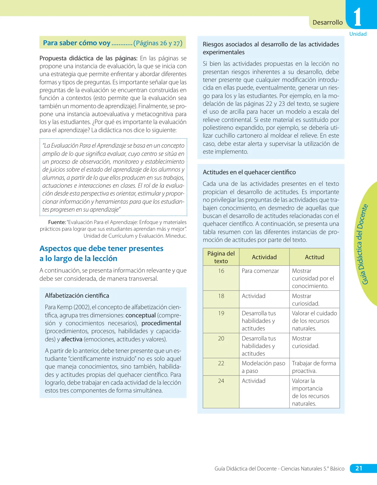 Miniatura página 23 de Libro de Ciencias Naturales – Quinto Básico | Texto del Estudiante MINEDUC – Descargar PDF · 2024