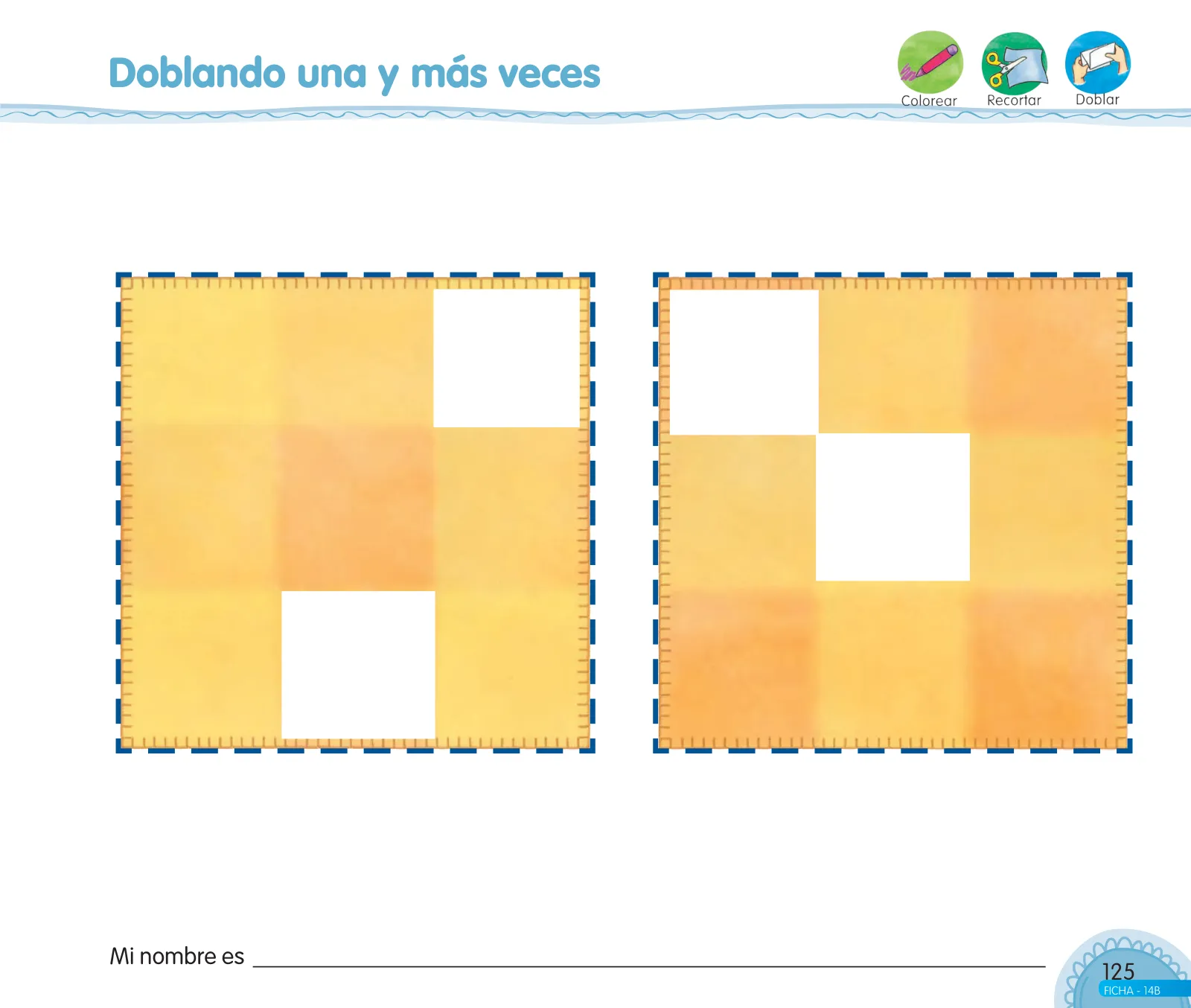 Miniatura página 127 de Aprendemos jugando : cuaderno de trabajo para niños y niñas de 4 años · 2017