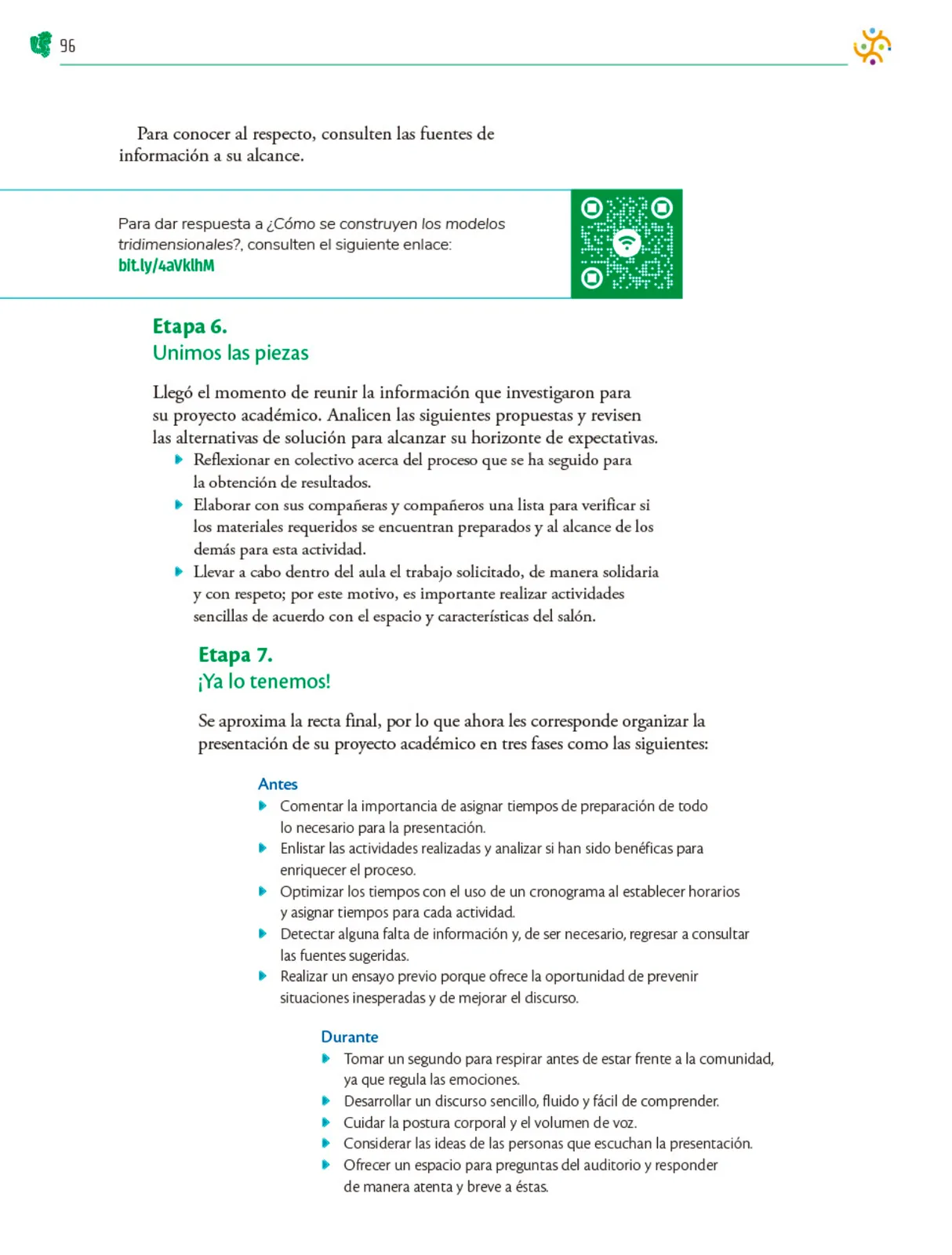 Página 97 de Colección Nanahuatzin. Nuestro libro de Proyectos.  Tomo II.  Libro de Educación Telesecundaria Grado 3°  Ciclo Escolar 2025 - 2026