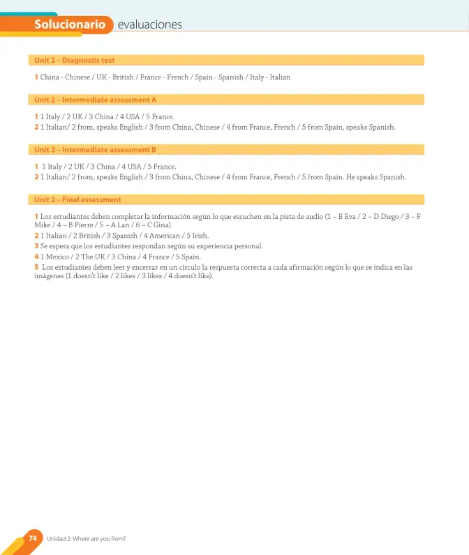 Página 76 de Inglés – Cuarto Básico | Texto del Estudiante MINEDUC – Descargar PDF · 2024