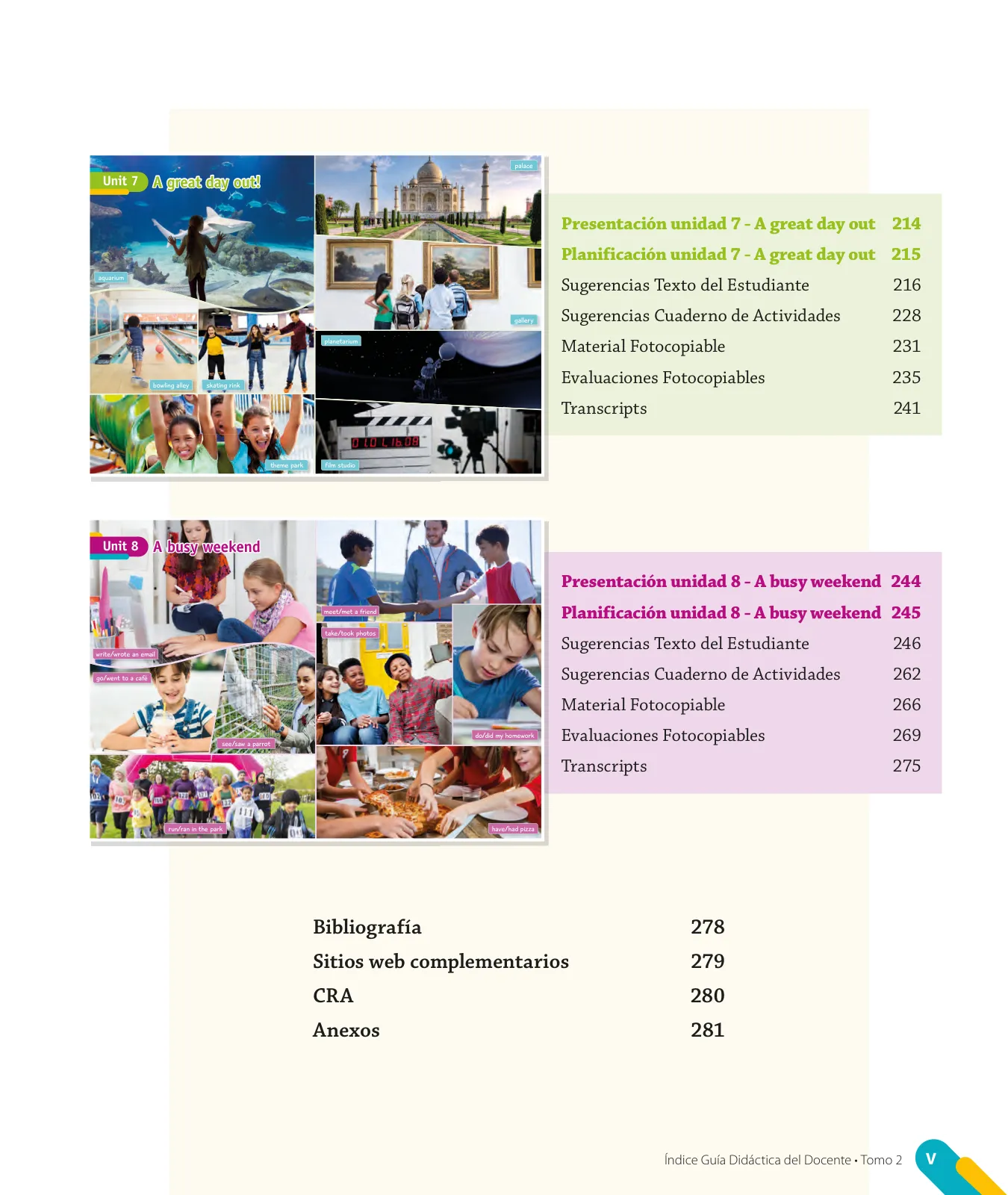 Miniatura página 7 de Inglés – Quinto Básico | Texto del Estudiante MINEDUC – Descargar PDF · 2024