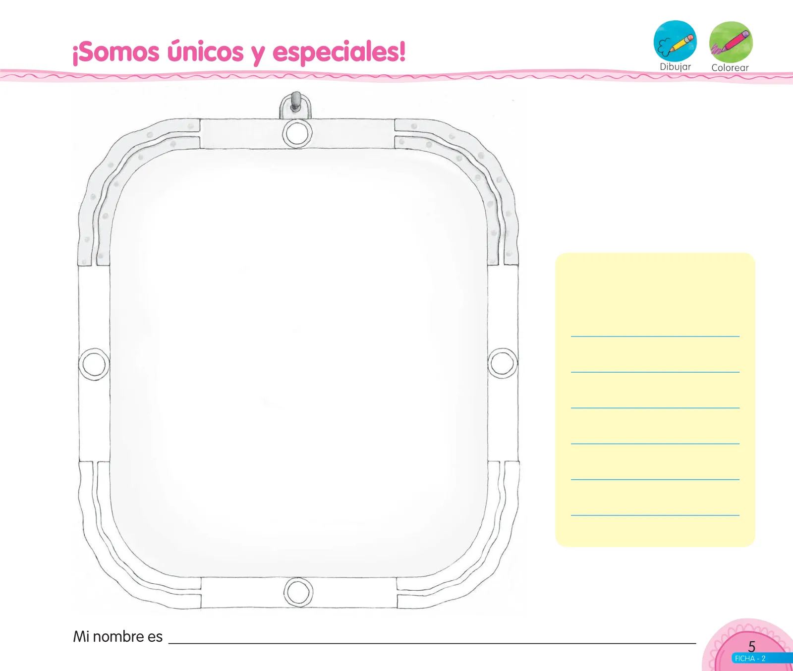 Página 7 de Aprendemos jugando : cuaderno de trabajo para niños y niñas de 4 años · 2017