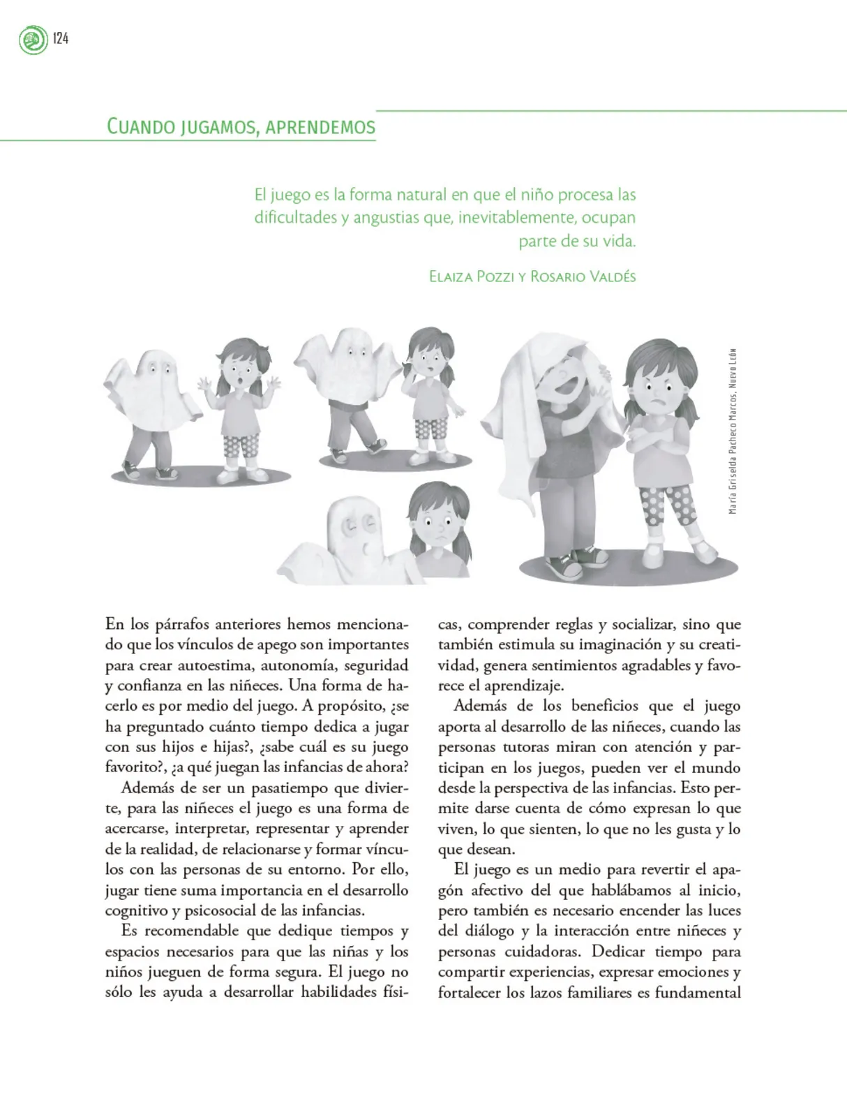 Miniatura página 125 de Crianza para la libertad. Libro para las familias. Fase 2  Libro de Educación Preescolar Grado 1°, 2°, 3°  Ciclo Escolar 2025 - 2026