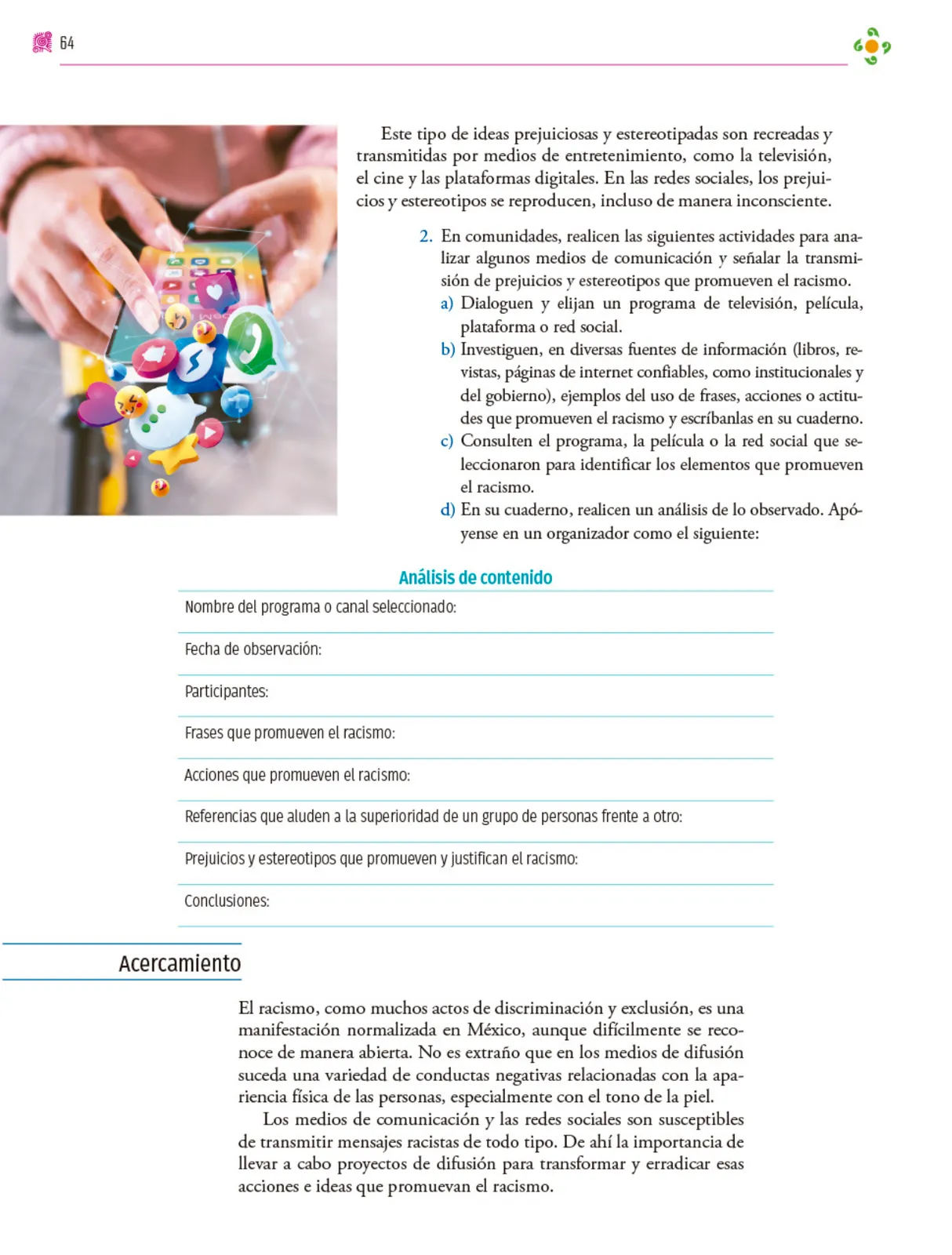 Miniatura página 65 de Colección Nanahuatzin. Nuestro libro de proyectos.   Libro de Educación Secundaria Grado 3°  Ciclo Escolar 2025 - 2026