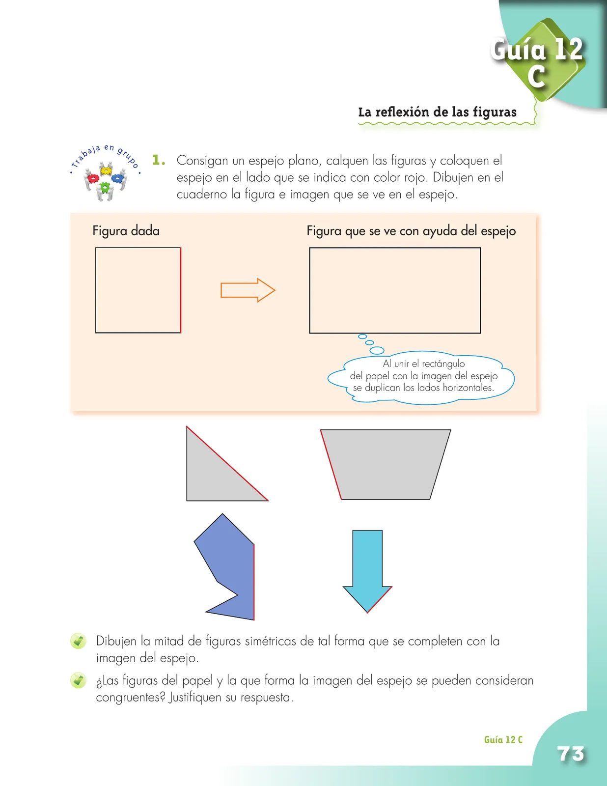 Miniatura página 73 de Matematica 5° · Cartilla 02