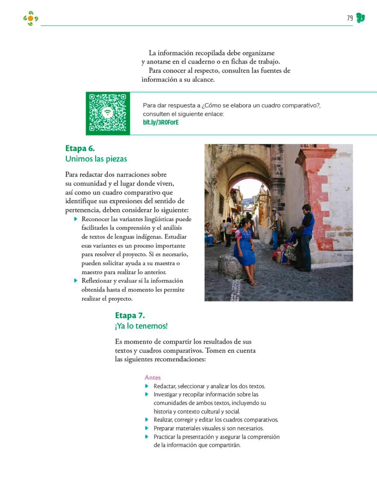 Miniatura página 80 de Colección Ximhai. Nuestro libro de Proyectos. Tomo I.   Libro de Educación Telesecundaria Grado 1°  Ciclo Escolar 2025 - 2026