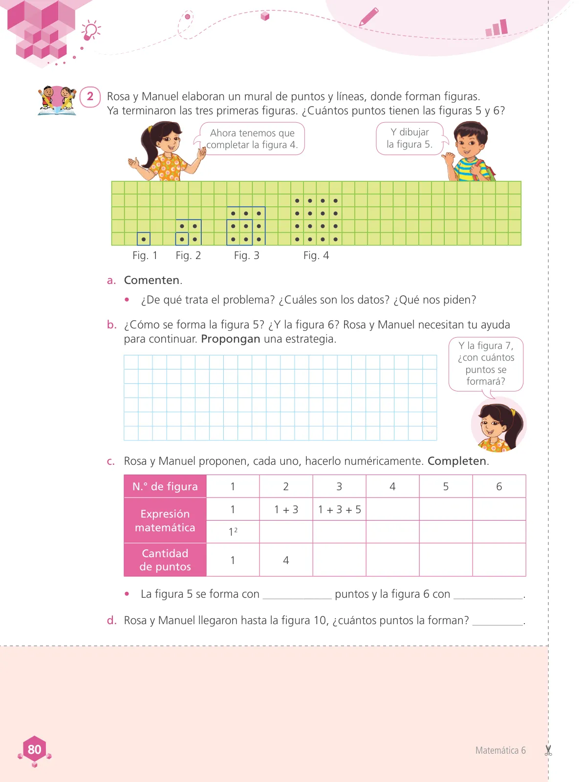Miniatura página 82 de Matemática 6 : cuaderno de trabajo para sexto grado de Educación Primaria 2019 · 2019