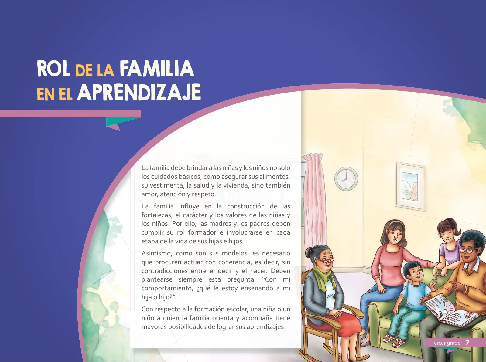 Página 9 de Aprendemos juntos en familia : guía dirigida a madres y padres. Tercer grado de Educación Primaria · 2019