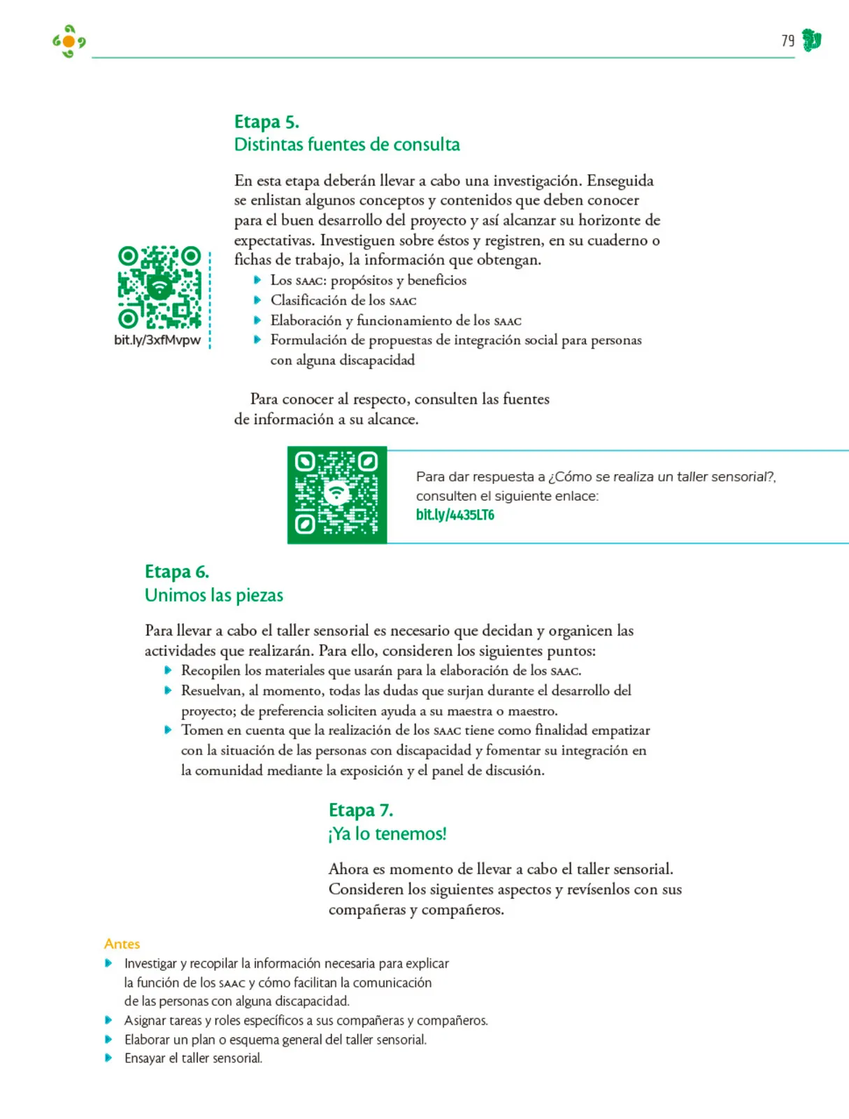 Miniatura página 80 de Colección Sk´asolil. Nuestro libro de Proyectos.  Tomo III.  Libro de Educación Telesecundaria Grado 2°  Ciclo Escolar 2025 - 2026