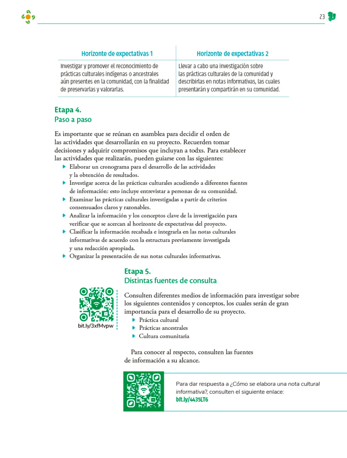 Miniatura página 24 de Colección Sk´asolil. Nuestro libro de Proyectos.  Tomo III.  Libro de Educación Telesecundaria Grado 2°  Ciclo Escolar 2025 - 2026