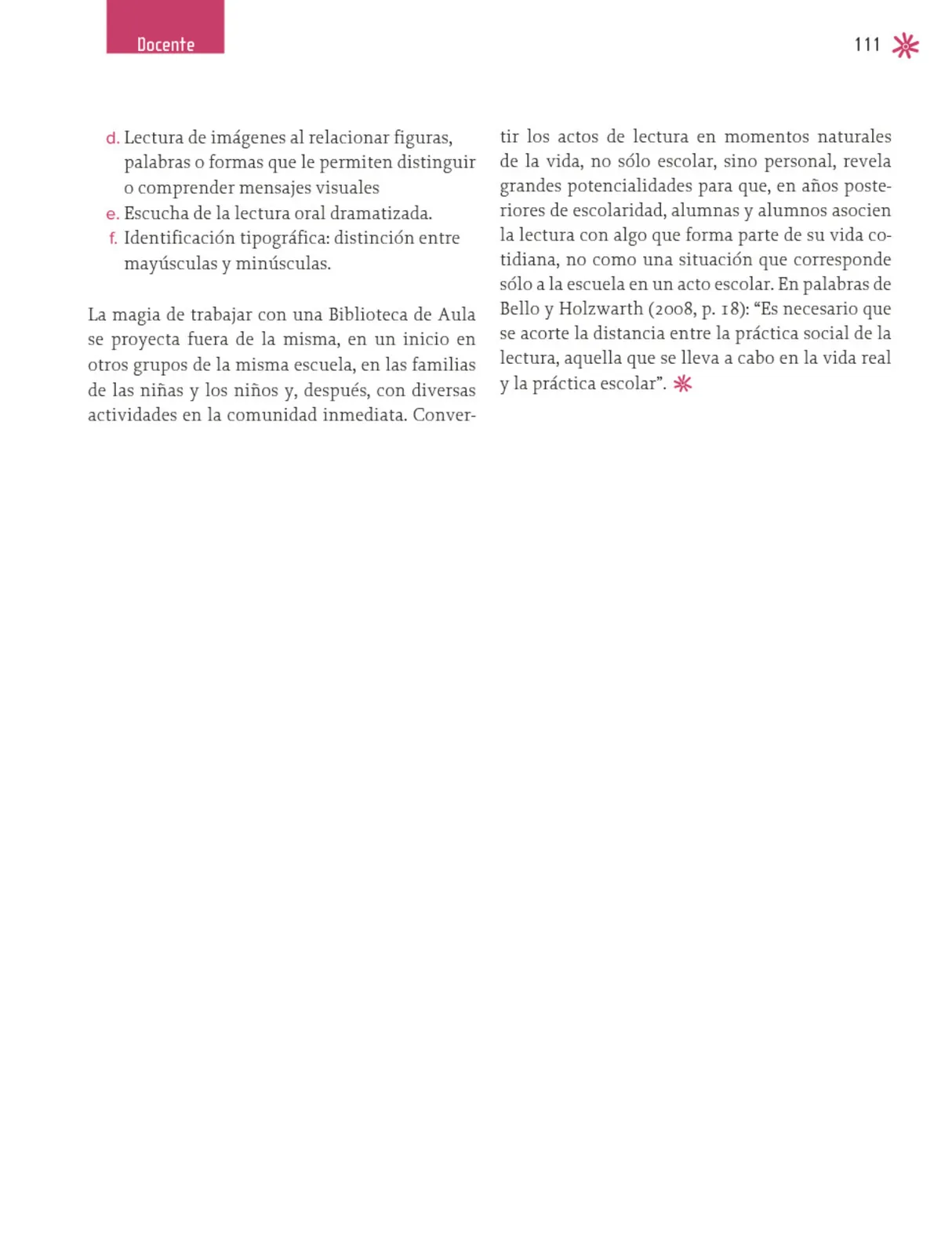 Página 112 de Un libro sin recetas para la maestra y el maestro. Fase 2 Libro de Educación Preescolar Grado 1°, 2°, 3° Ciclo Escolar 2025 - 2026