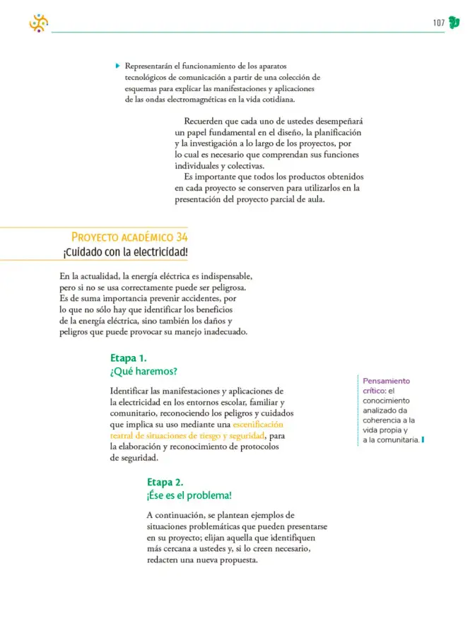 Página 108 de Colección Sk´asolil. Nuestro libro de Proyectos. Tomo III. Libro de Educación Telesecundaria Grado 2° Ciclo Escolar 2025 - 2026