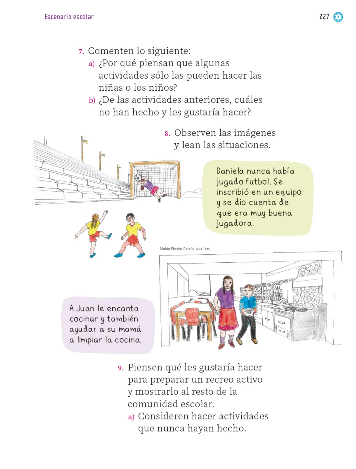 Miniatura página 228 de Proyectos Escolares.   Libro de Educación Primaria Grado 1°  Ciclo Escolar 2025 - 2026