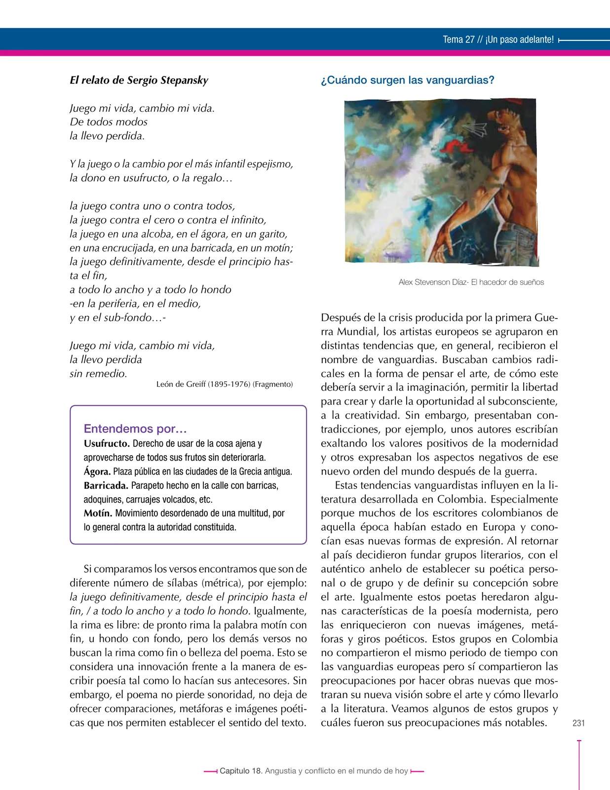 Página 231 de Lenguaje 8° · Secundaria Activa