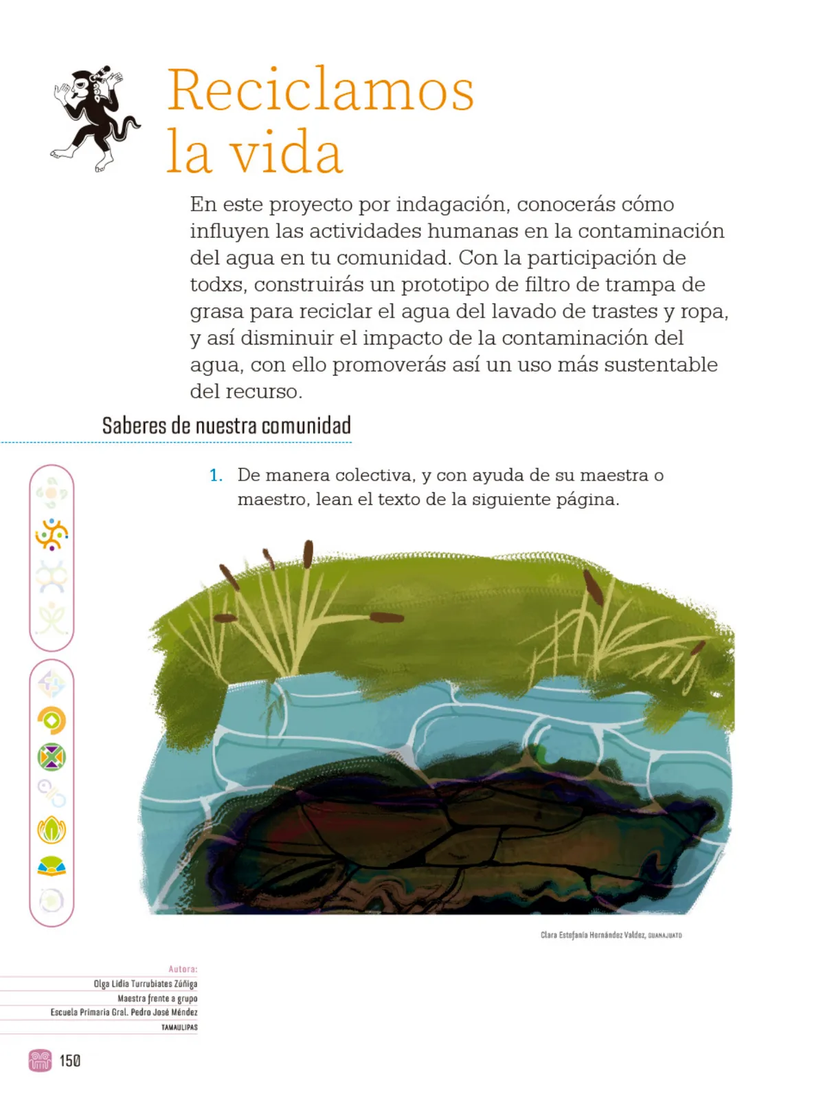 Página 153 de Proyectos Comunitarios.   Libro de Educación Primaria Grado 4°  Ciclo Escolar 2025 - 2026