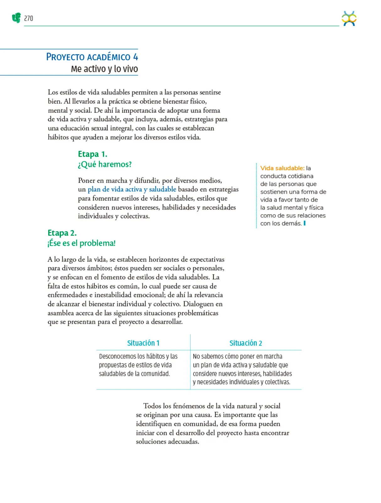 Página 271 de Colección Nanahuatzin. Nuestro libro de Proyectos. Tomo I. Libro de Educación Telesecundaria Grado 3° Ciclo Escolar 2025 - 2026