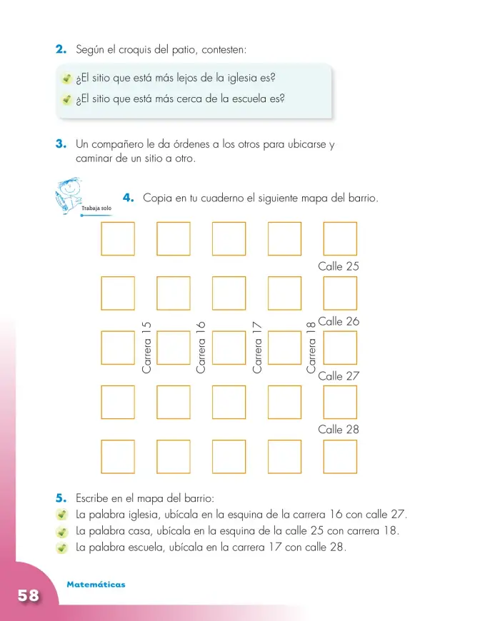 Página 58 de Matematica 2° · Cartilla 02