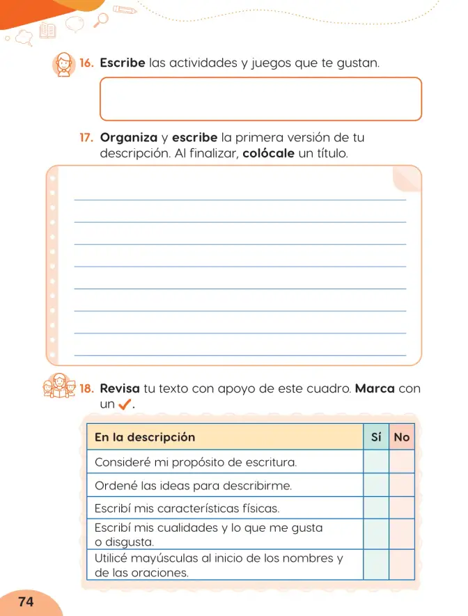 Página 76 de Cuadernillo de Comunicación 2, segundo grado de Primaria · 2023