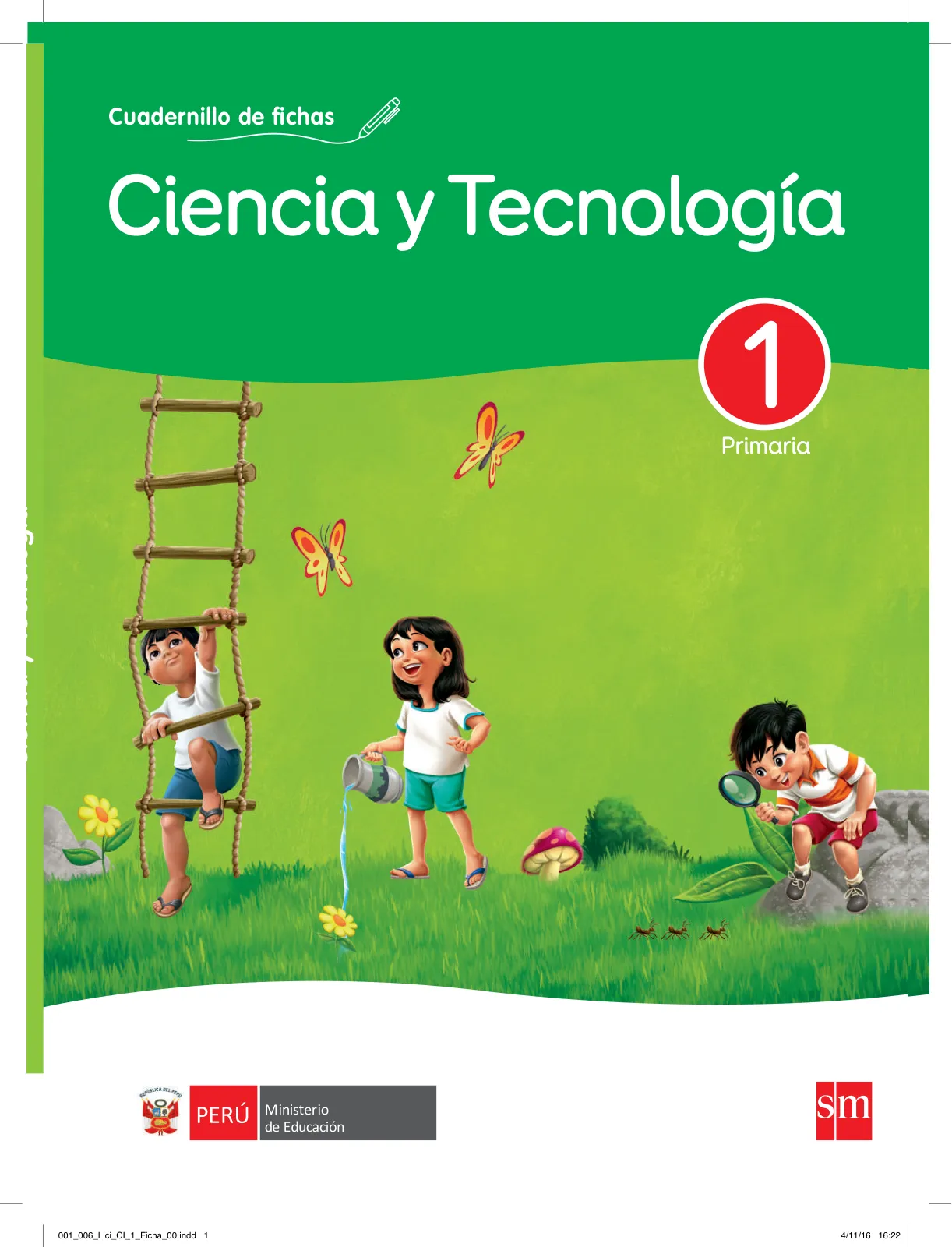 Miniatura página 1 de Cuaderno de fichas Ciencia y Tecnología. Primer grado de Primaria. Las enfermedades y su cuidado · 2017