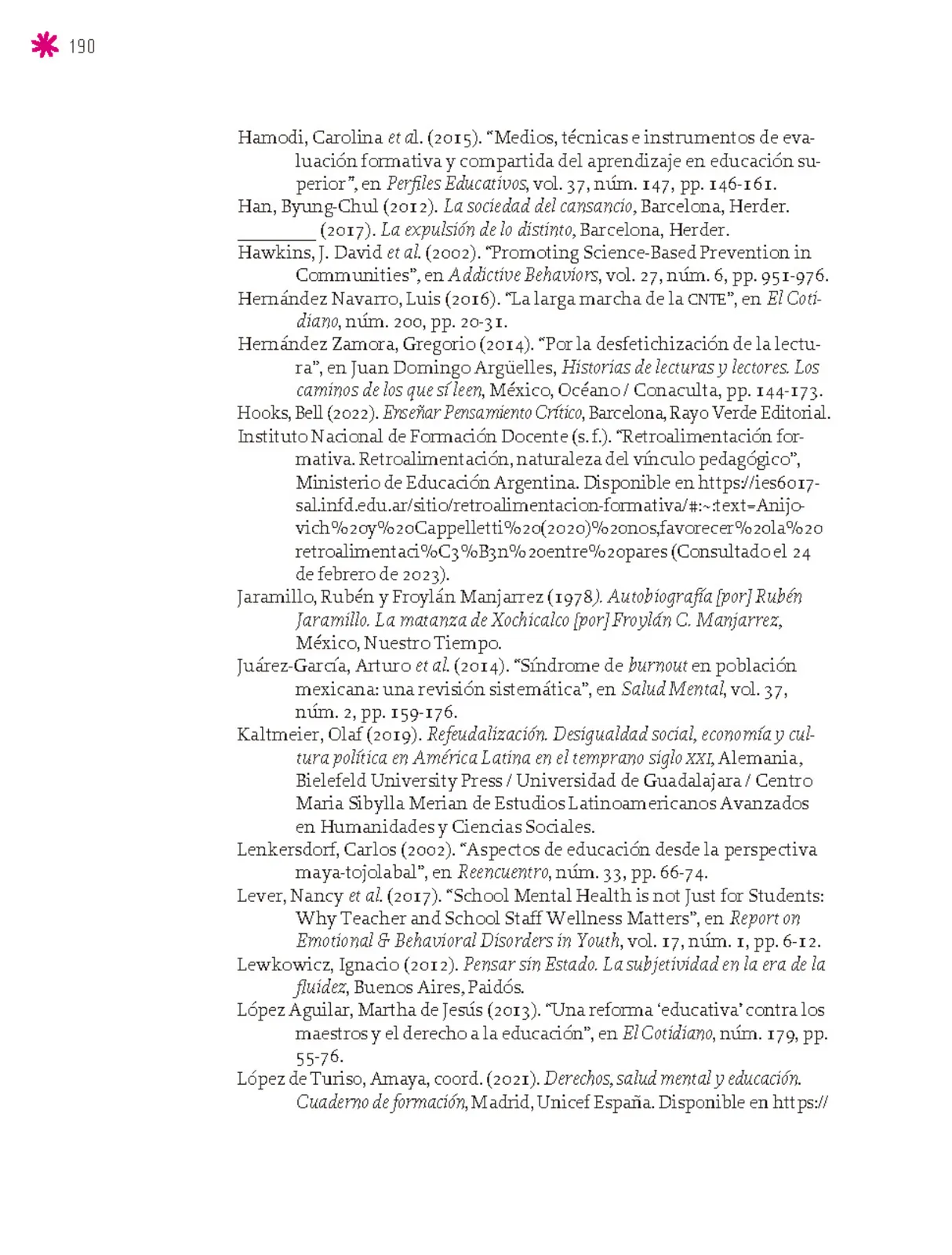 Página 191 de Un libro sin recetas para la maestra y el maestro. Fase 6. Libro de Educación Secundaria Grado 1°, 2°, 3° Ciclo Escolar 2025 - 2026