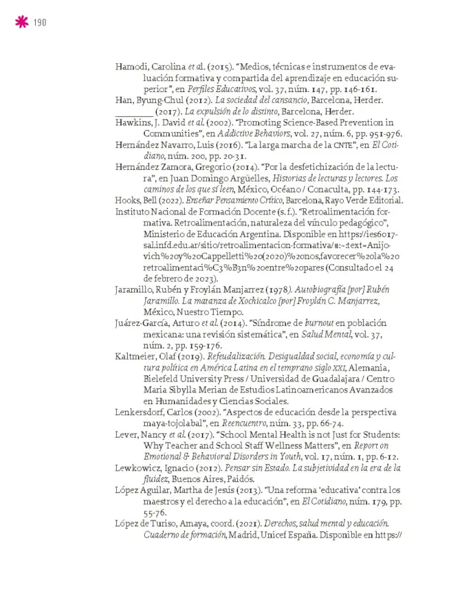 Página 191 de Un libro sin recetas para la maestra y el maestro. Fase 6. Libro de Educación Secundaria Grado 1°, 2°, 3° Ciclo Escolar 2025 - 2026
