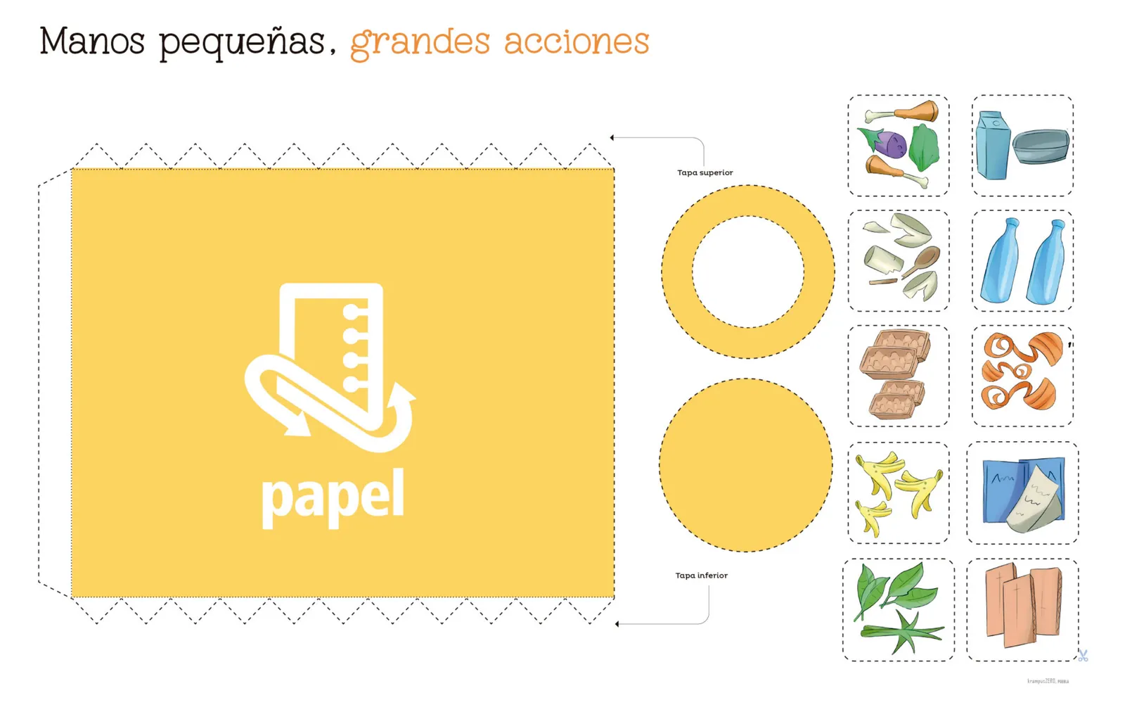Página 48 de Jugar e imaginar con mi material manipulable de Preescolar. Libro de Educación Preescolar Grado 2° Ciclo Escolar 2025 - 2026