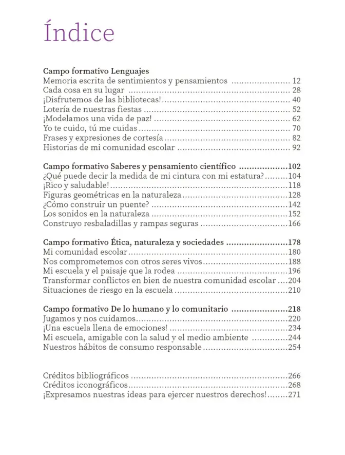 Página 12 de Proyectos Escolares. Libro de Educación Primaria Grado 1° Ciclo Escolar 2025 - 2026