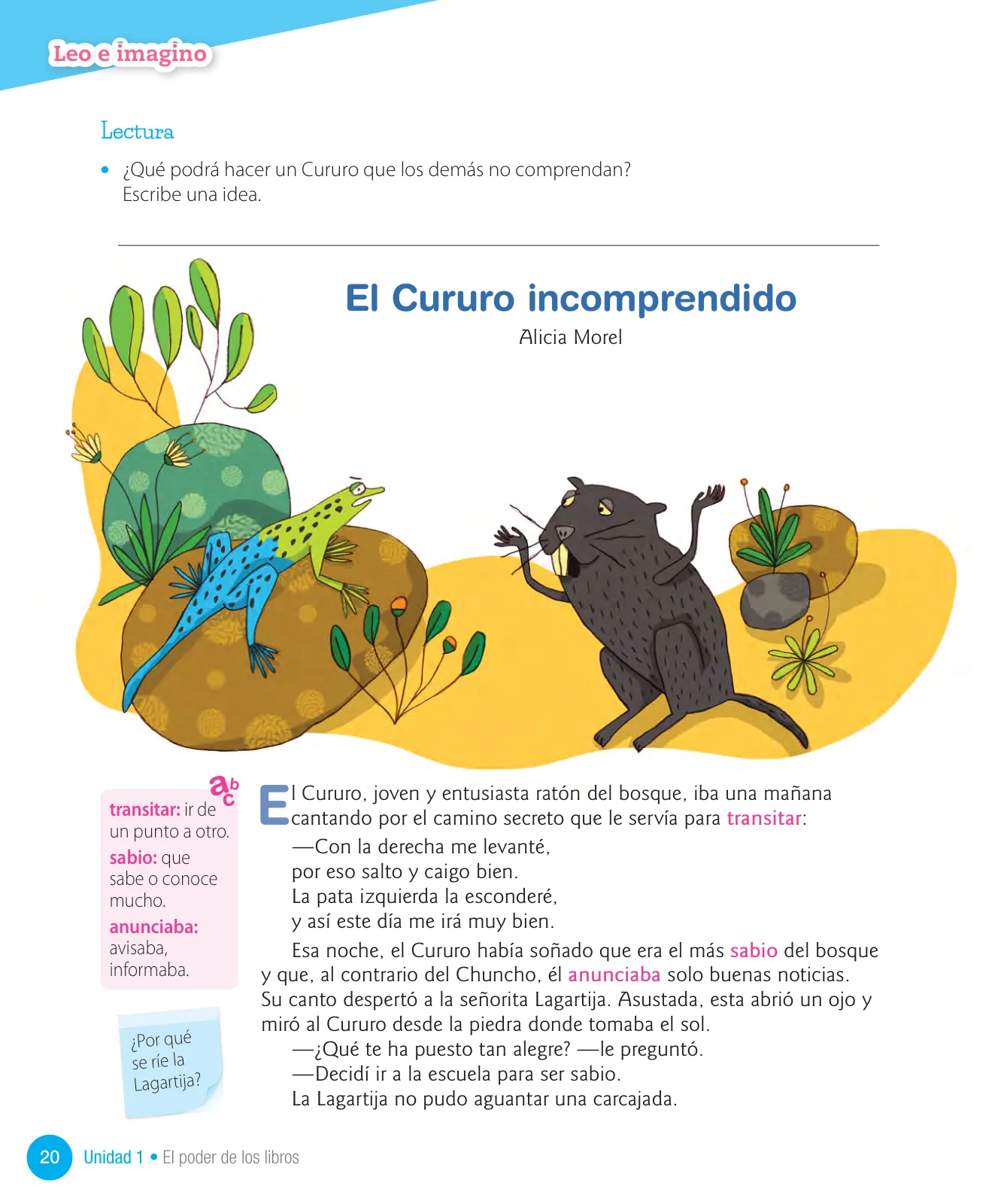 Página 22 de Lenguaje y Comunicación – Cuarto Básico | Texto del Estudiante MINEDUC – Descargar PDF · 2024