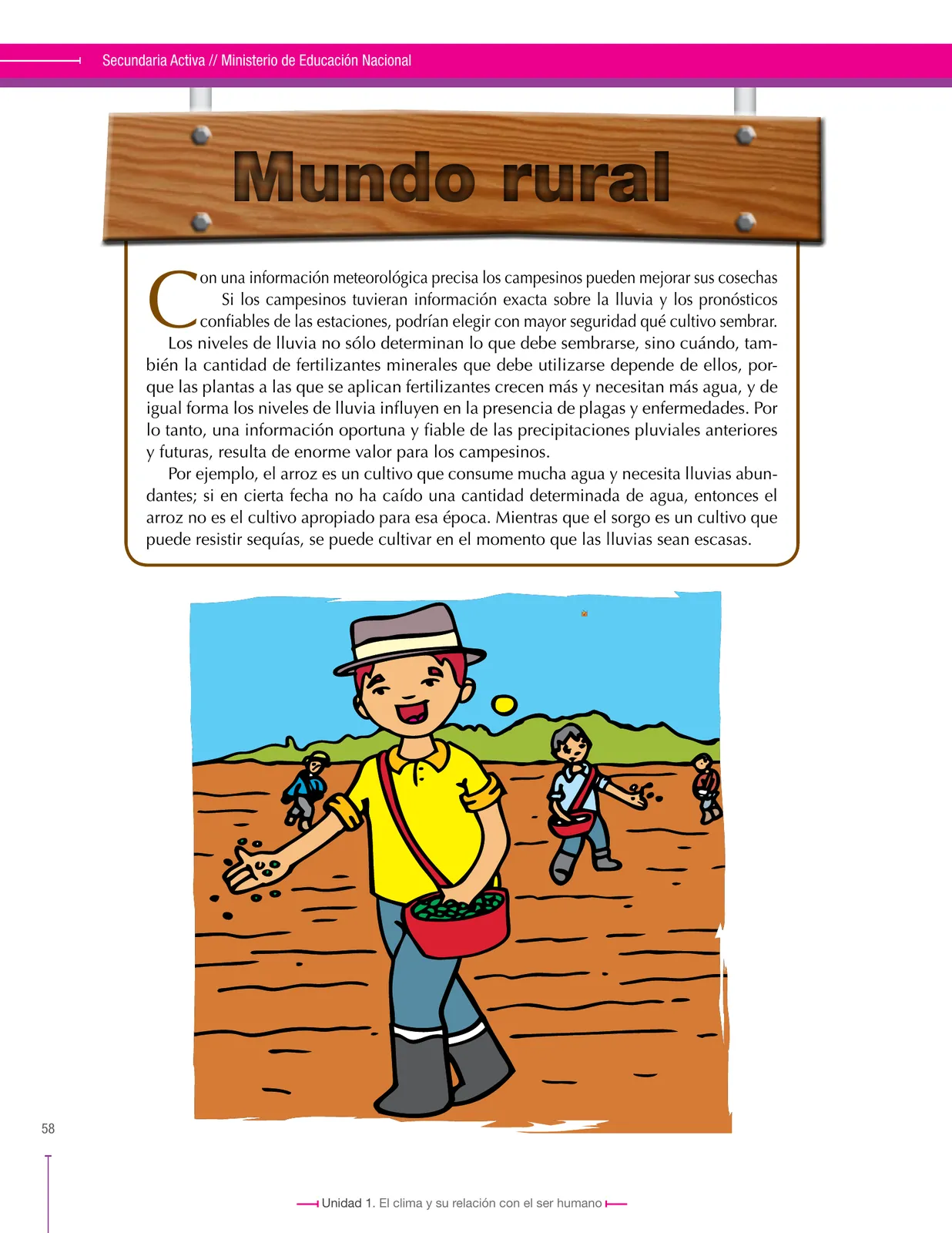 Página 58 de Ciencias Sociales 7° · Secundaria Activa