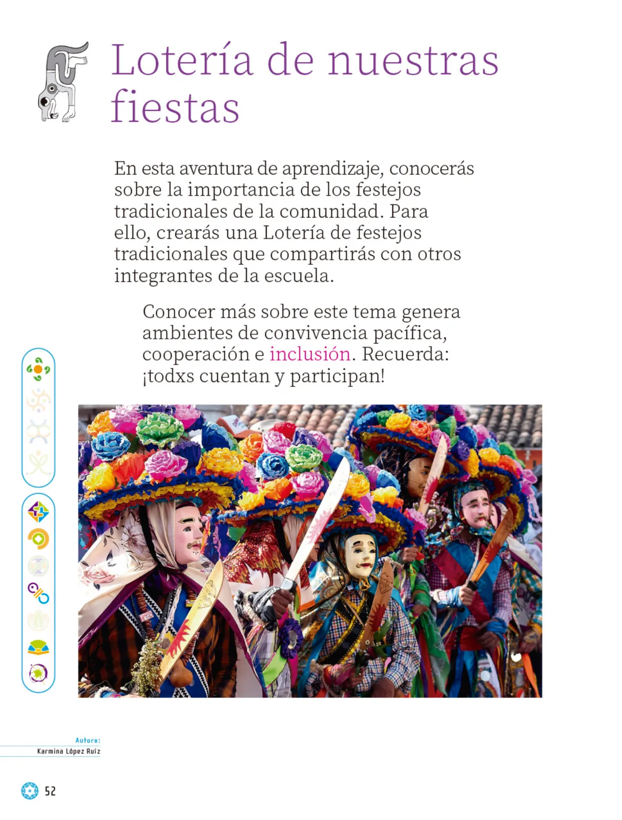 Página 53 de Proyectos Escolares. Libro de Educación Primaria Grado 1° Ciclo Escolar 2025 - 2026