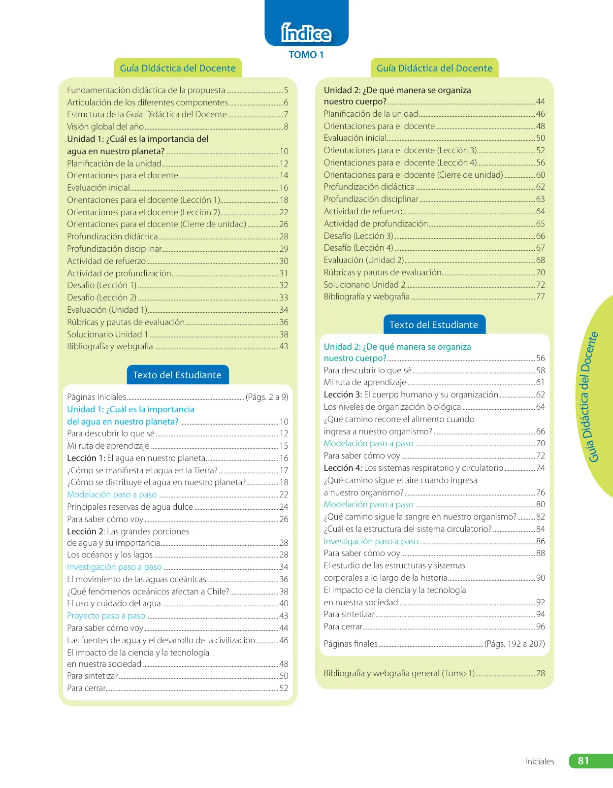 Página 5 de Libro de Ciencias Naturales – Quinto Básico | Texto del Estudiante MINEDUC – Descargar PDF · 2024