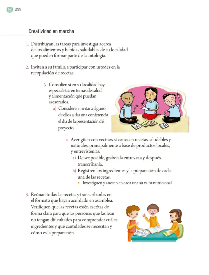 Página 303 de Proyectos Comunitarios. Libro de Educación Primaria Grado 5° Ciclo Escolar 2025 - 2026