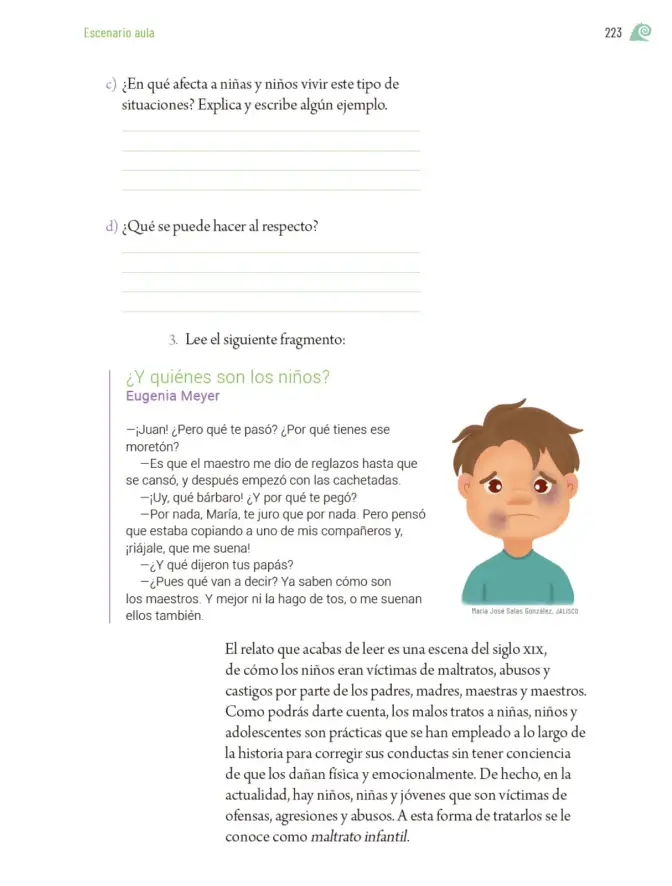 Página 226 de Proyectos de Aula. Libro de Educación Primaria Grado 6° Ciclo Escolar 2025 - 2026