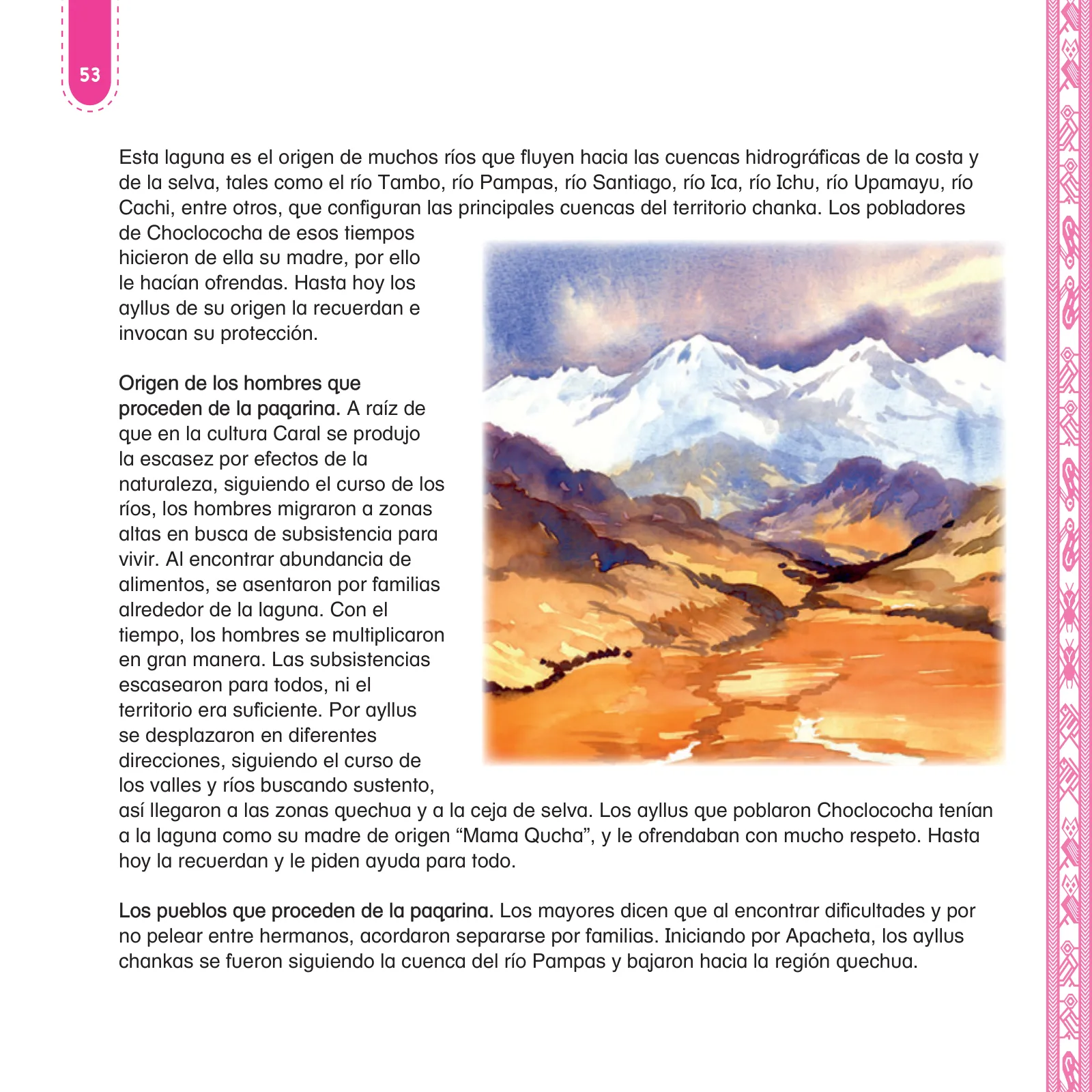 Miniatura página 55 de Anqarakunapa kawsakuyninmanta. Literatura 2 - 4° Primaria - Quechua chanka · 2023