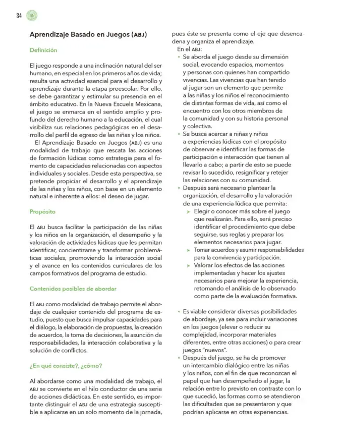 Página 35 de Modalidades de trabajo para la acción transformadora y el codiseño Libro de Educación Preescolar Grado 1°, 2°, 3° Ciclo Escolar 2025 - 2026