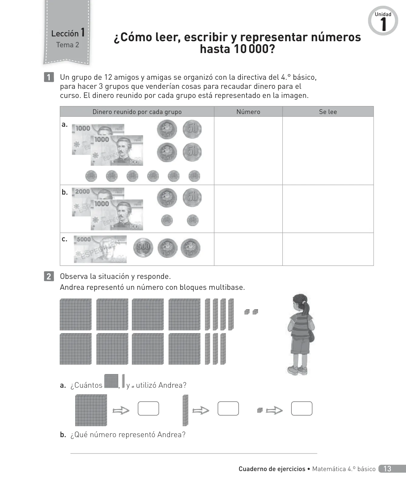 Miniatura página 14 de Matemática – Cuarto Básico | Texto del Estudiante MINEDUC – Descargar PDF · 2024