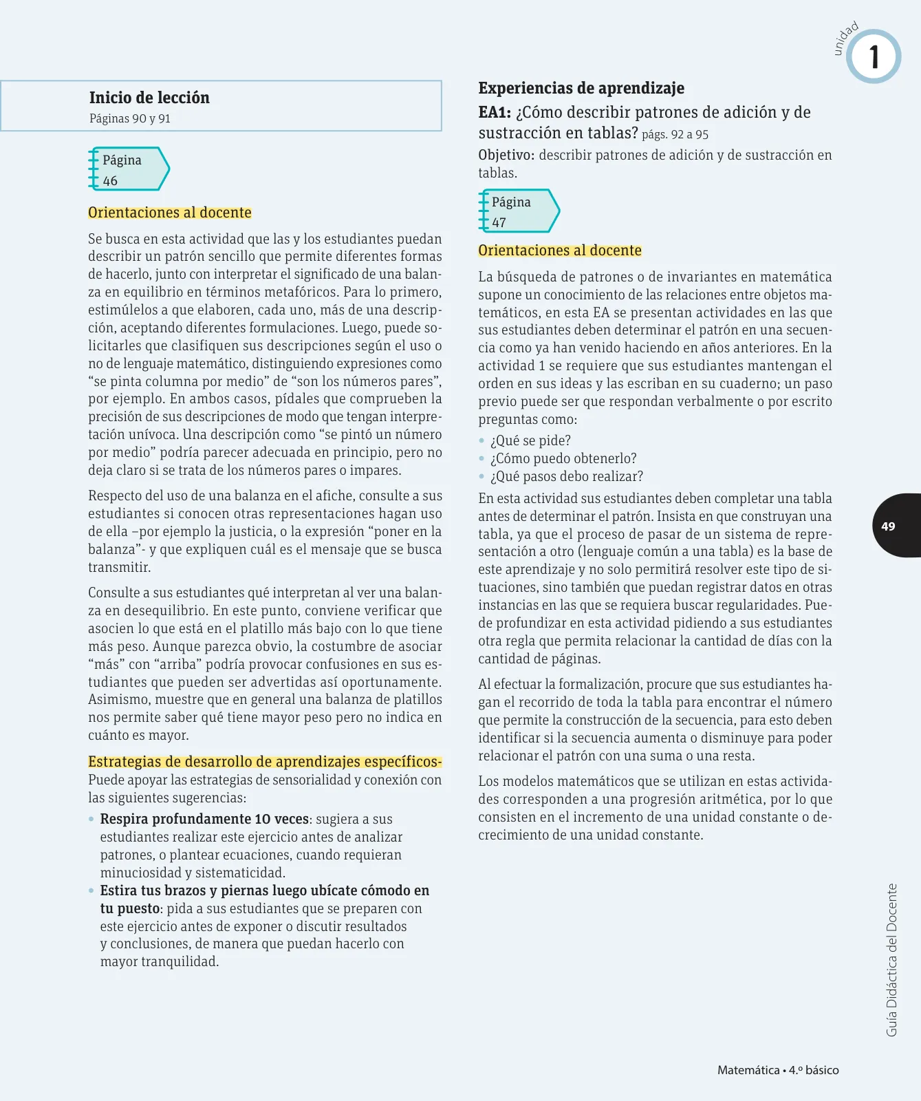 Página 64 de Matemática – Cuarto Básico | Texto del Estudiante MINEDUC – Descargar PDF · 2024