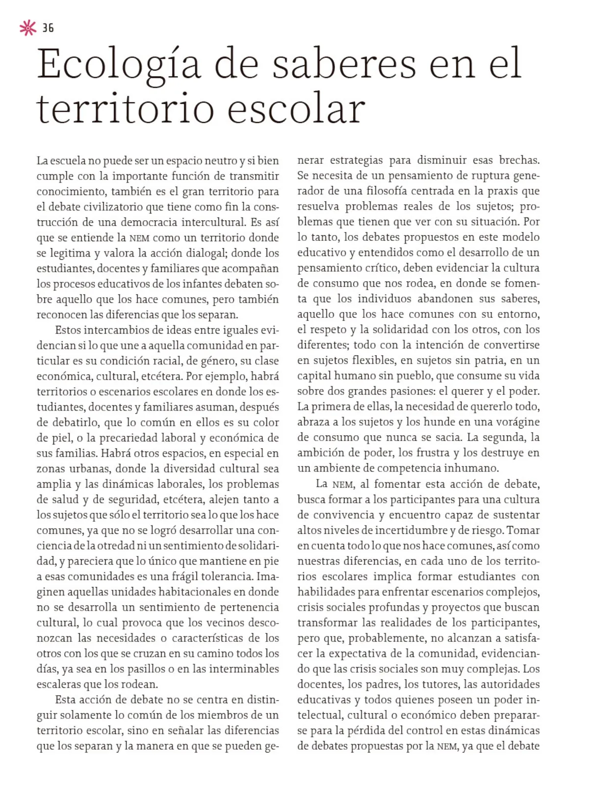 Miniatura página 37 de Un libro sin recetas, para la maestra y el maestro. Fase 3  Libro de Educación Primaria Grado 1°, 2°  Ciclo Escolar 2025 - 2026