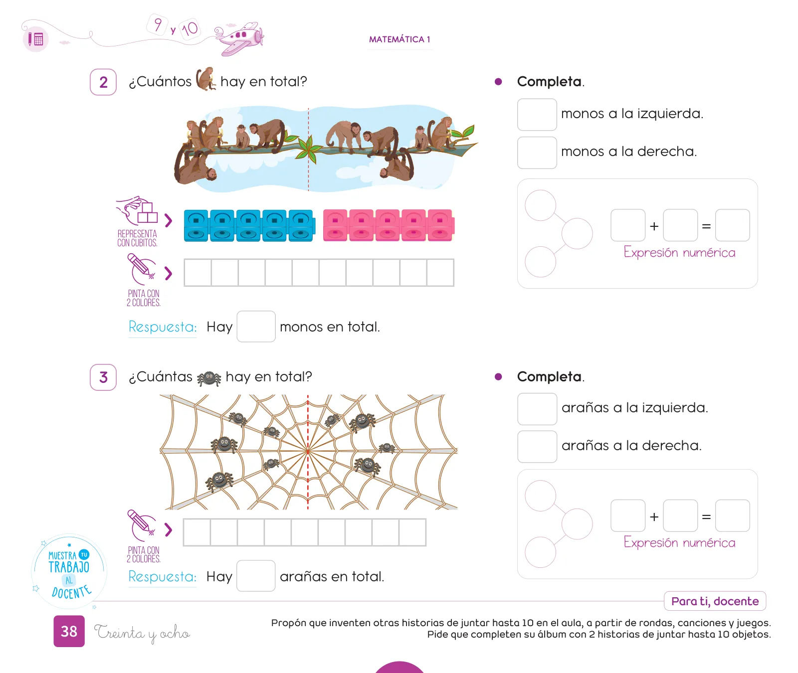 Página 40 de Cuadernillo de Matemática 1. Primer grado de Primaria · 2024
