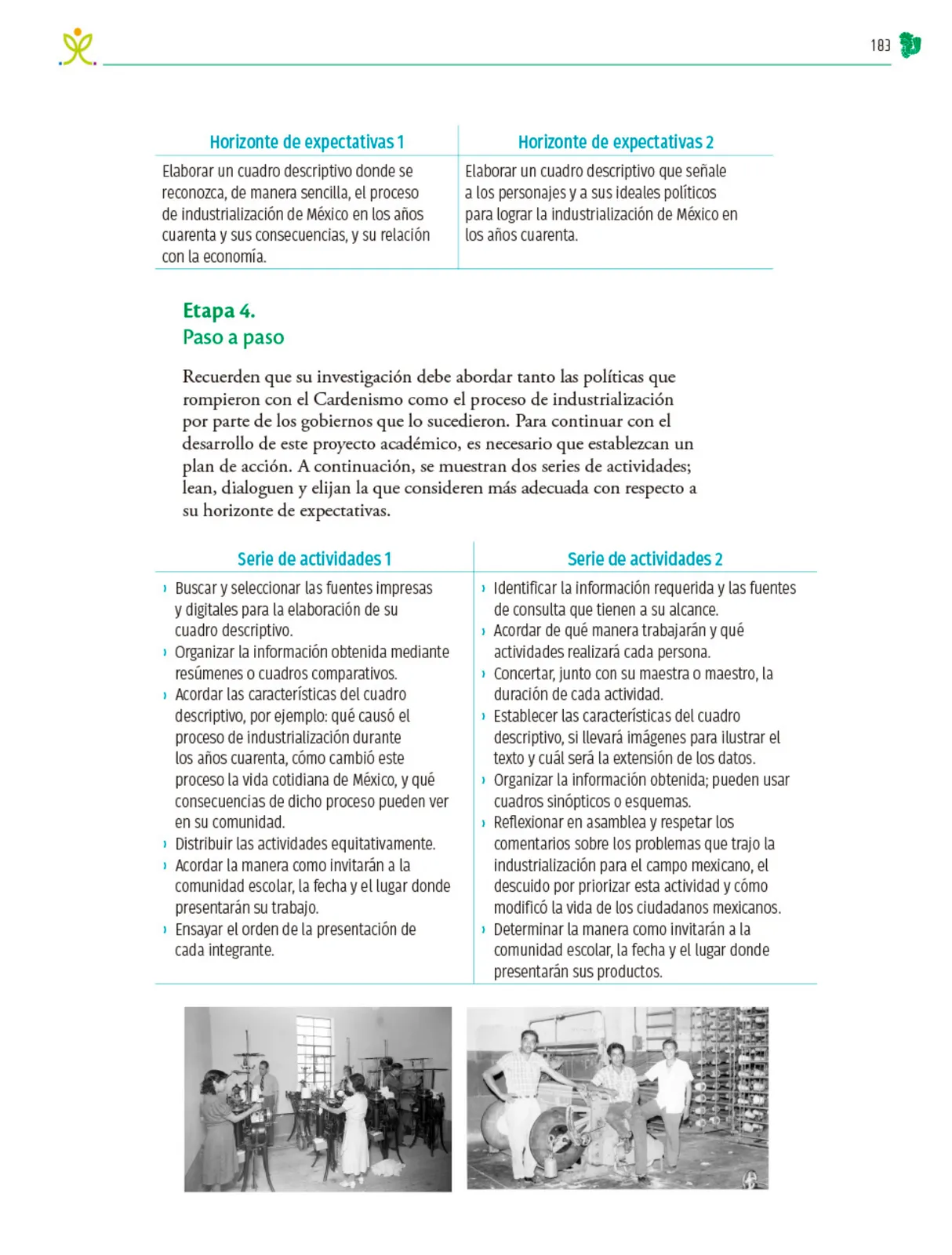 Miniatura página 184 de Colección Sk´asolil. Nuestro libro de Proyectos.  Tomo III.  Libro de Educación Telesecundaria Grado 2°  Ciclo Escolar 2025 - 2026