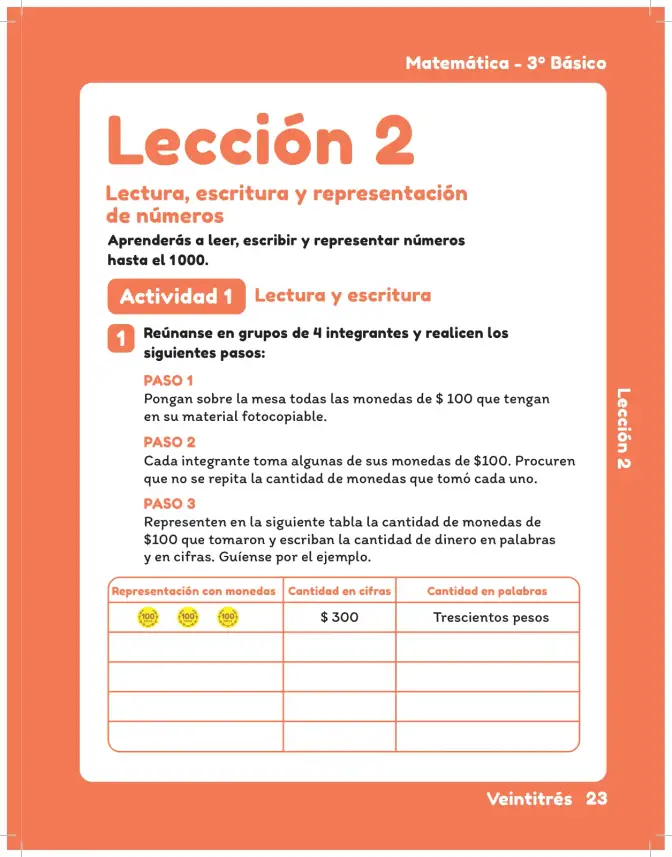 Página 25 de Sumo Primero – Tercero Básico | Texto del Estudiante MINEDUC – Descargar PDF · 2024