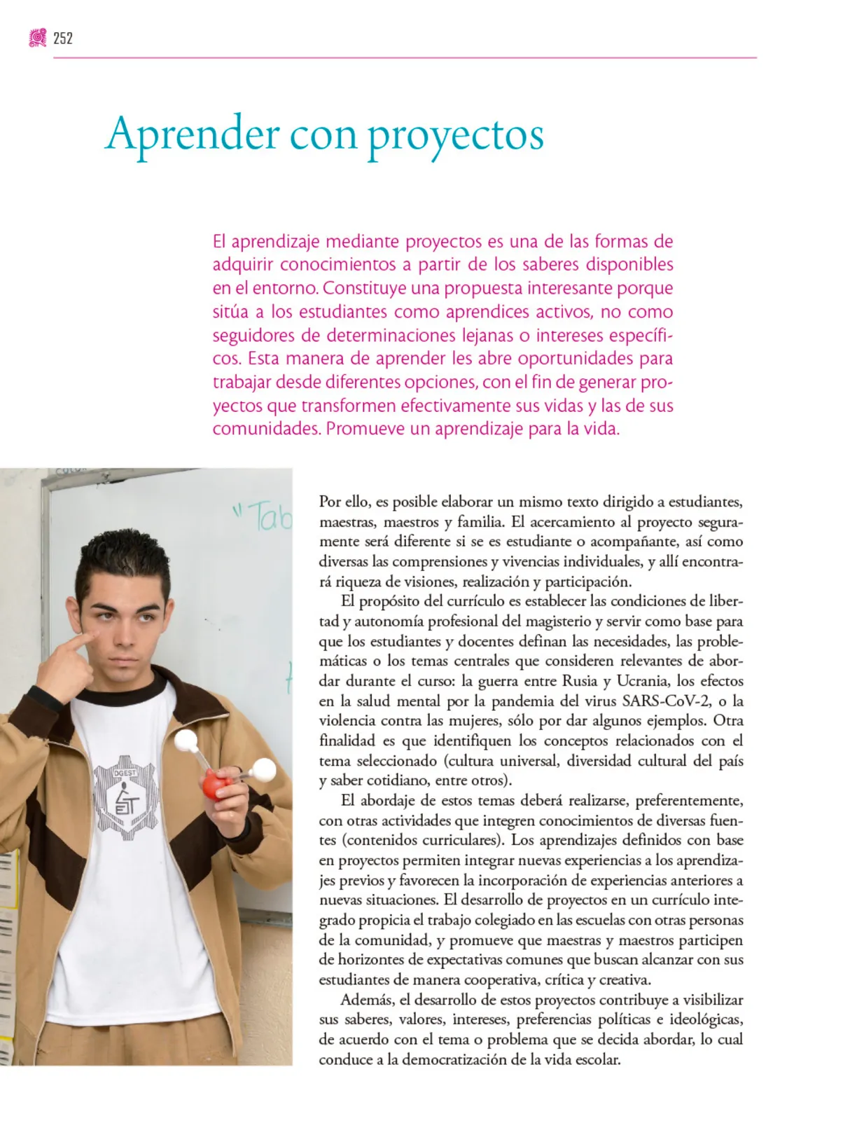 Miniatura página 253 de Colección Nanahuatzin. Nuestro libro de proyectos.   Libro de Educación Secundaria Grado 3°  Ciclo Escolar 2025 - 2026