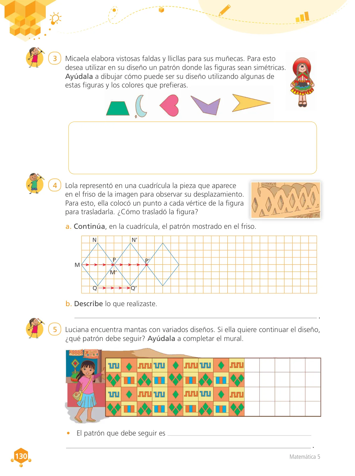 Miniatura página 131 de Matemática 5 : cuaderno de trabajo para quinto grado de Educación Primaria 2018 · 2018