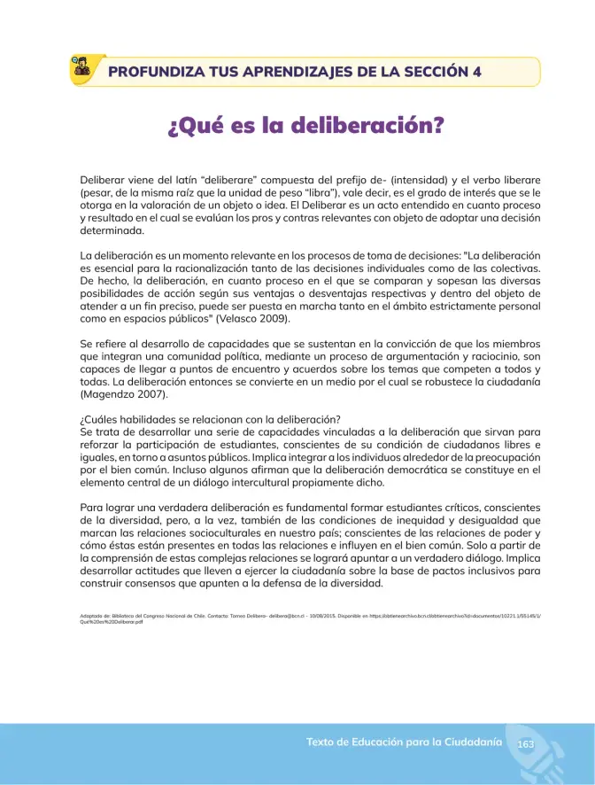 Página 164 de Educacion Ciudadania 1° · Bgu 1 Educacion Ciudadania 2024 · 2024