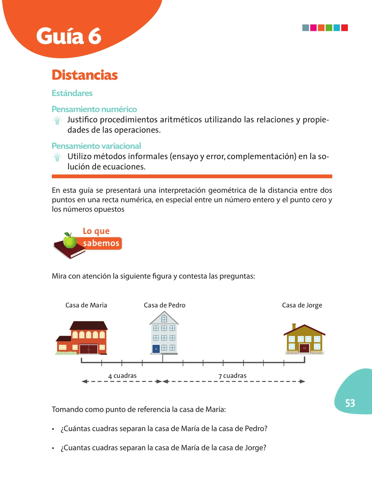 Miniatura página 54 de Matematica 6° · Postprimaria
