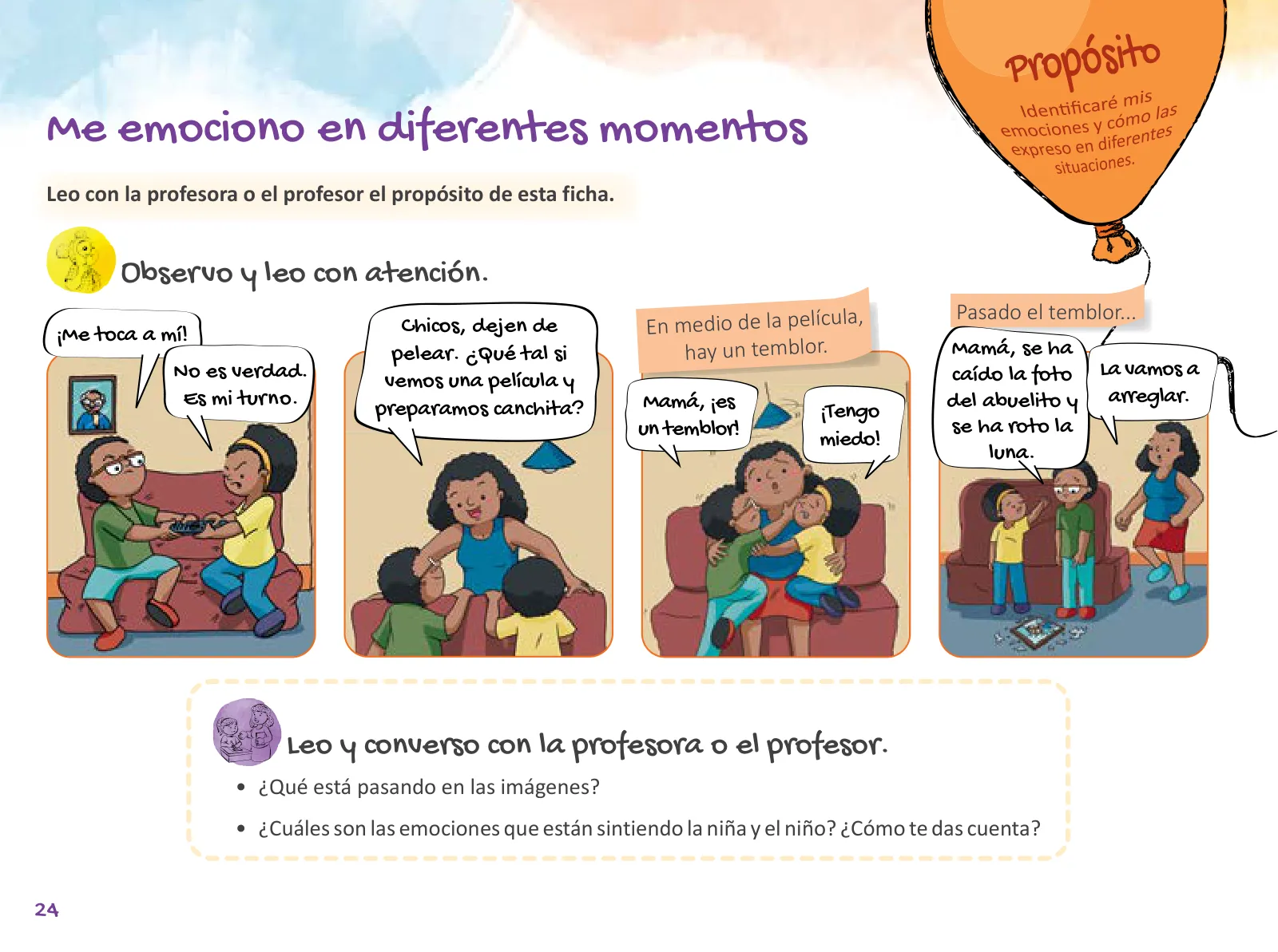 Página 26 de Cuadernillo de Tutoría 2 : segundo grado de Educación Primaria · 2021